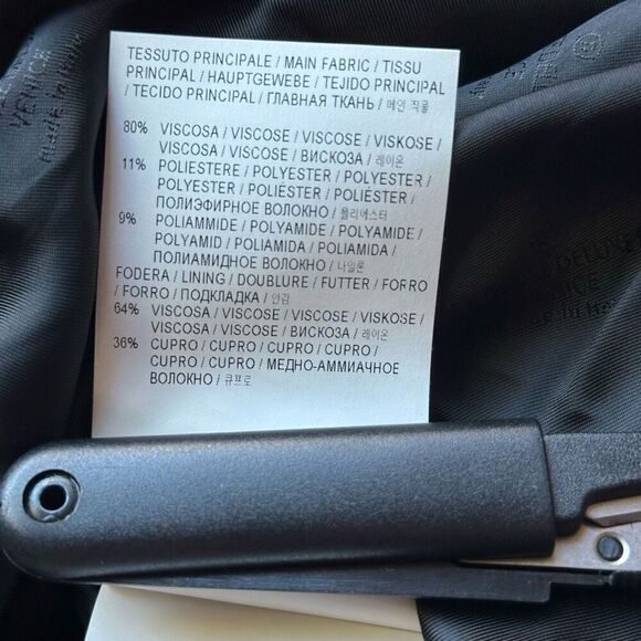 NWT Golden Goose Silver‎ Blue Shimmer Midi/Maxi Skirt Size S Navy Lurex - Picture 8 of 8